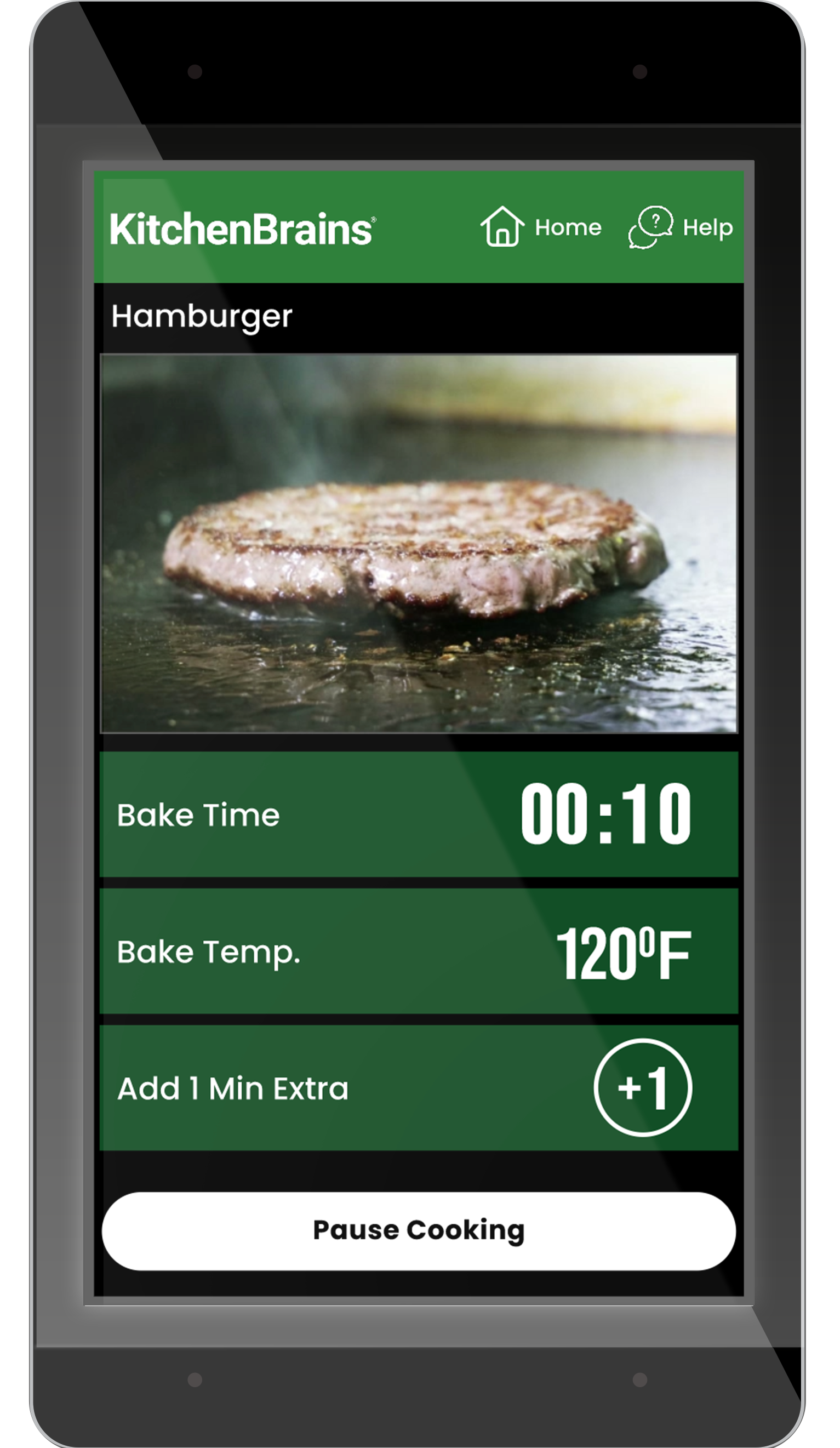 Appliance Touchscreen Control - Oven